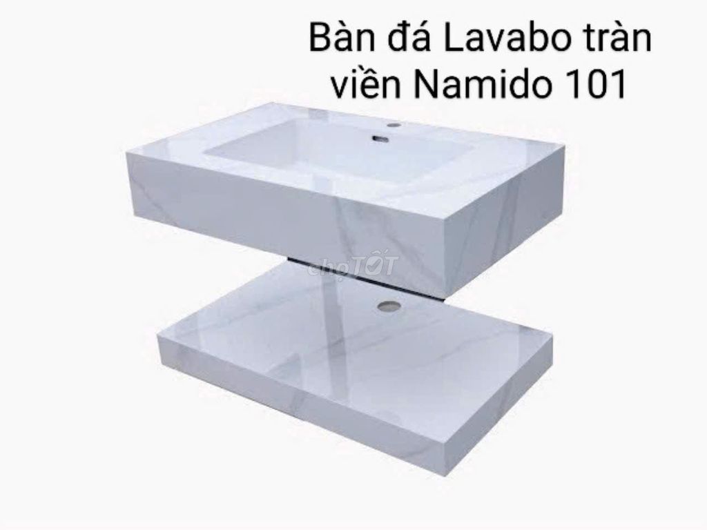 BÀN ĐÁ LAVABO TRÀN VIỀN 101