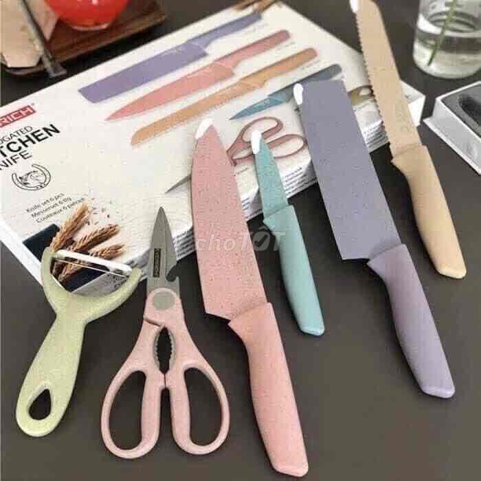 Bộ dao nhà bếp Lúa mạch 6 món. Mua bán Dụng cụ nhà bếp tại Quận Gò Vấp Tp Hồ Chí Minh được đăng bởi An  Nhiên hình 1