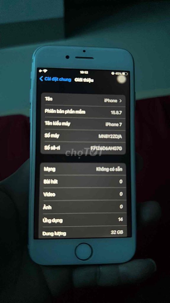 iPhone 7 32GB Bạc. Mua bán Điện thoại tại Thành phố Dĩ An Bình Dương được đăng bởi titan hình 1