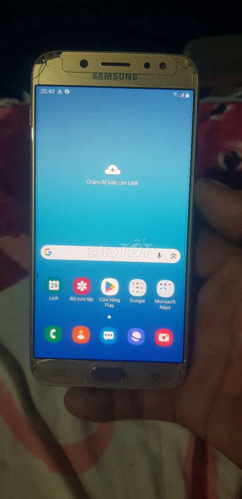 Samsung J7 Pro Vàng Đã qua sử dụng. Mua bán Điện thoại tại Huyện Chợ Mới An Giang được đăng bởi Nguyen ly hình 1