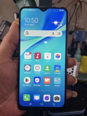 thanh lý Vivo Y19 6/128GB Xanh ngọc chữa cháy