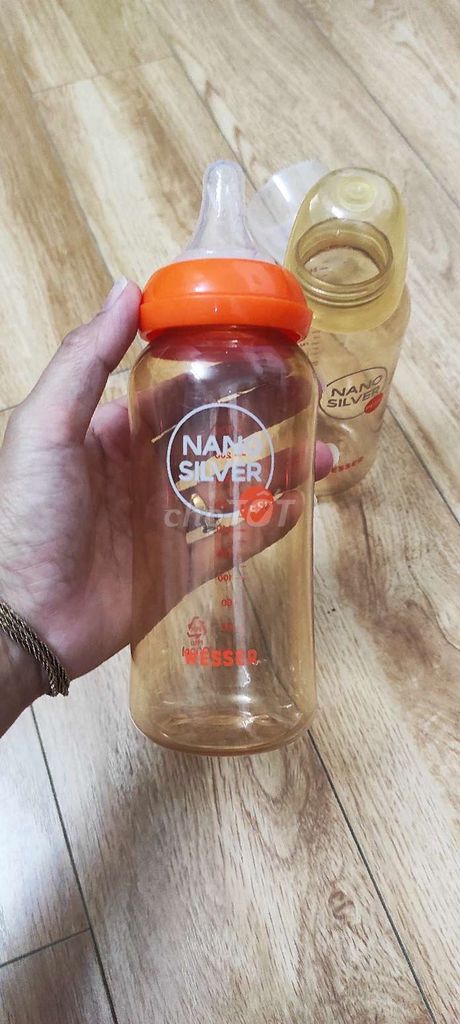 Chai Wesser 250ml cổ hẹp mới 99% mua 1 tặng 1