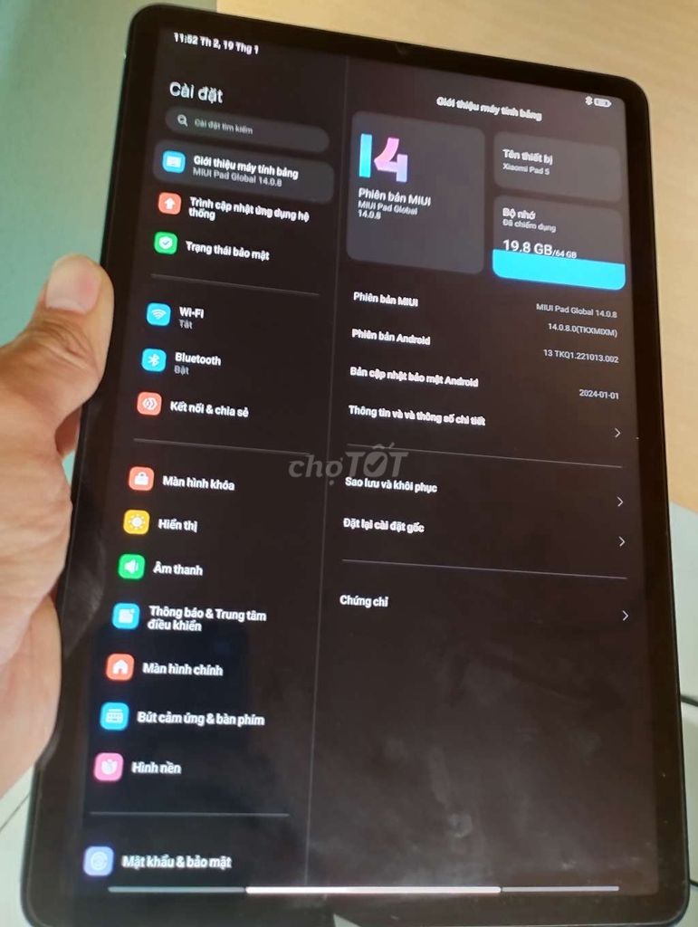 Xiaomi Pad 5 11 inch 6GB/128GB. Mua bán Máy tính bảng tại Huyện Bình Chánh Tp Hồ Chí Minh được đăng bởi Hy Nguyen hình 1