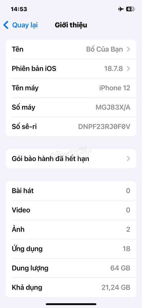 Apple iPhone 12 64GB Xanh 83%. Mua bán Điện thoại tại Quận Lê Chân Hải Phòng được đăng bởi Đức Anh Vũ hình 1