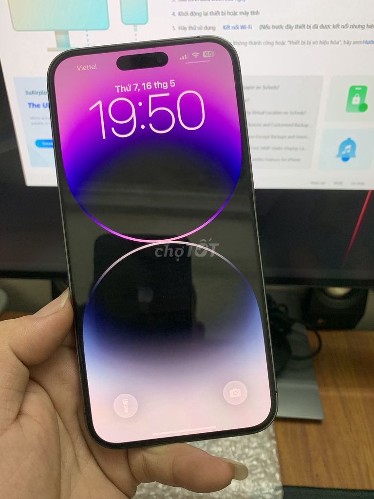14 Pro Max 256GB Tím. Mua bán Điện thoại tại Huyện Thanh Trì Hà Nội được đăng bởi An Nguyễn hình 1
