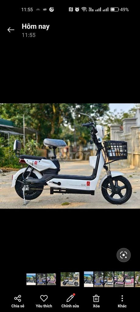 Cần bán xe đạp điện sk8 mới 100%