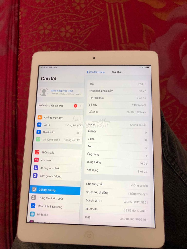Bán ipad e1 máy full chức năng. Mua bán Máy tính bảng tại Quận Bình Tân Tp Hồ Chí Minh được đăng bởi Gấu Phạm hình 3