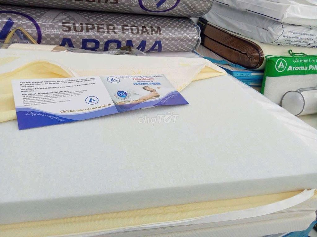 Nệm bông ép Aroma Fiber gấp 3 tiện lợi. Mua bán Giường, chăn ga gối nệm tại Huyện Tháp Mười Đồng Tháp được đăng bởi Nệm Giá Kho Tháp Mười hình 1