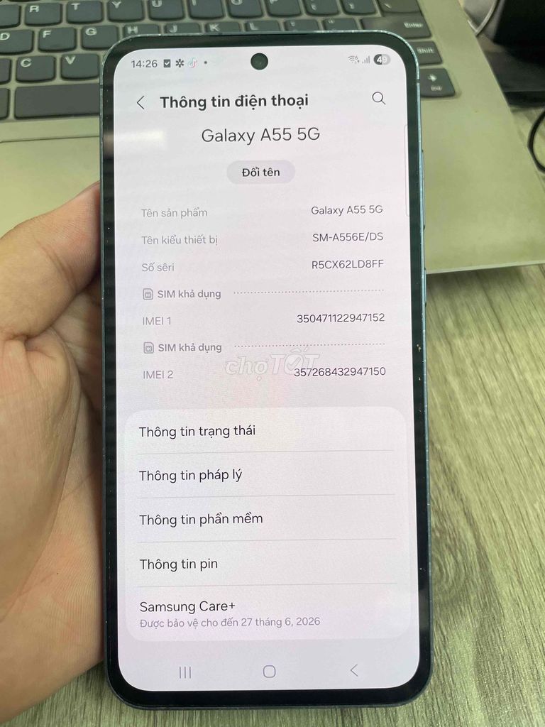 Samsung Galaxy A55 5G ram12/256gb Đen Đã sử dụng. Mua bán Điện thoại tại Quận 7 Tp Hồ Chí Minh được đăng bởi Trần Hoàng hình 1