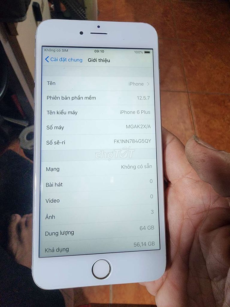 iPhone 6 Plus 64GB Trắng. Mua bán Điện thoại tại Quận Bình Thạnh Tp Hồ Chí Minh được đăng bởi tùng  hình 1