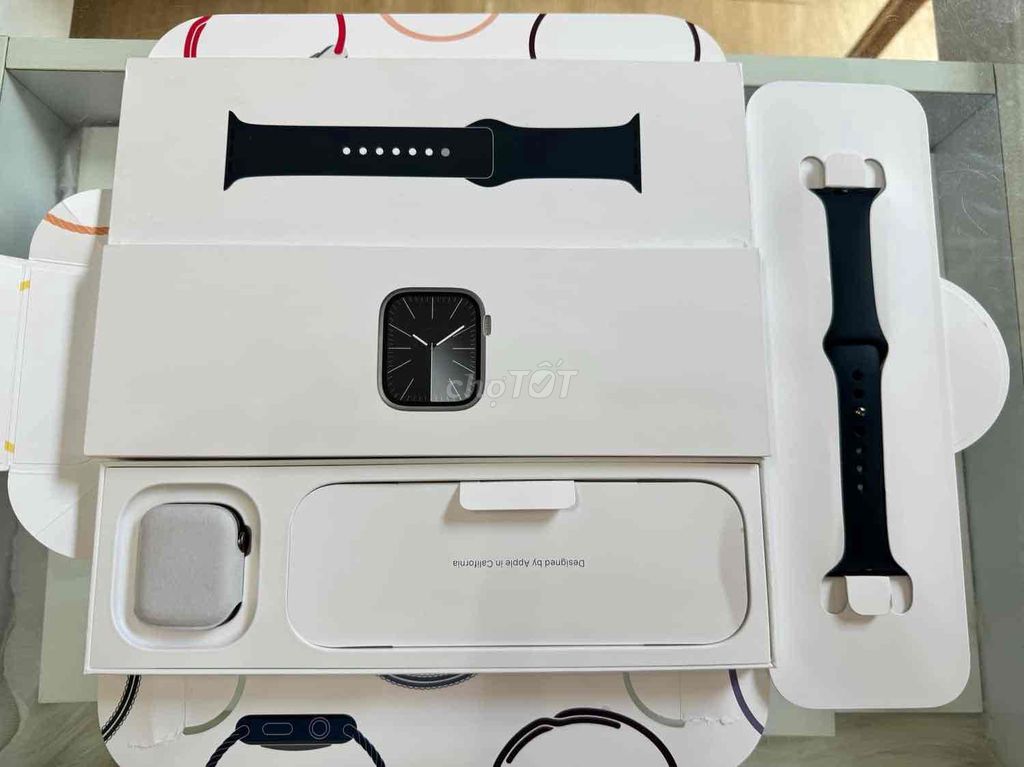 Bán apple watch sr9/41 Thép đen esim keng 99.9%