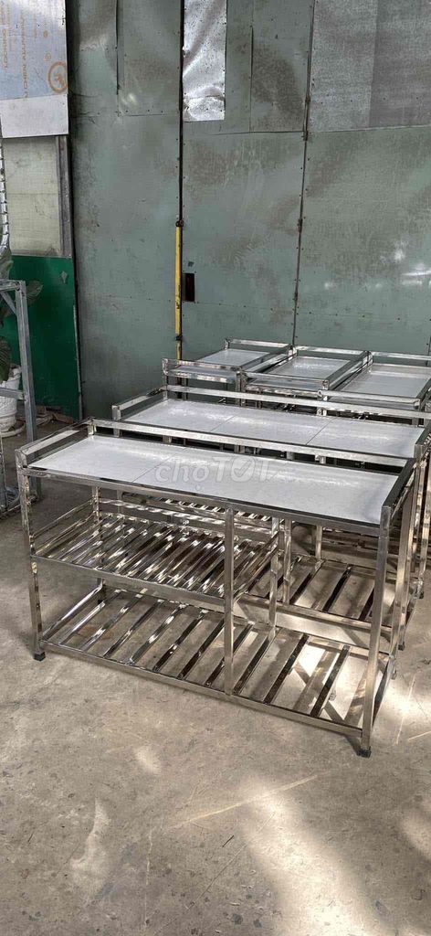 Kệ bếp Inox 201 Bạc 125x45x81cm. Mua bán Tủ, kệ gia đình tại Quận Cái Răng Cần Thơ được đăng bởi INOX Gia Dụng  hình 1