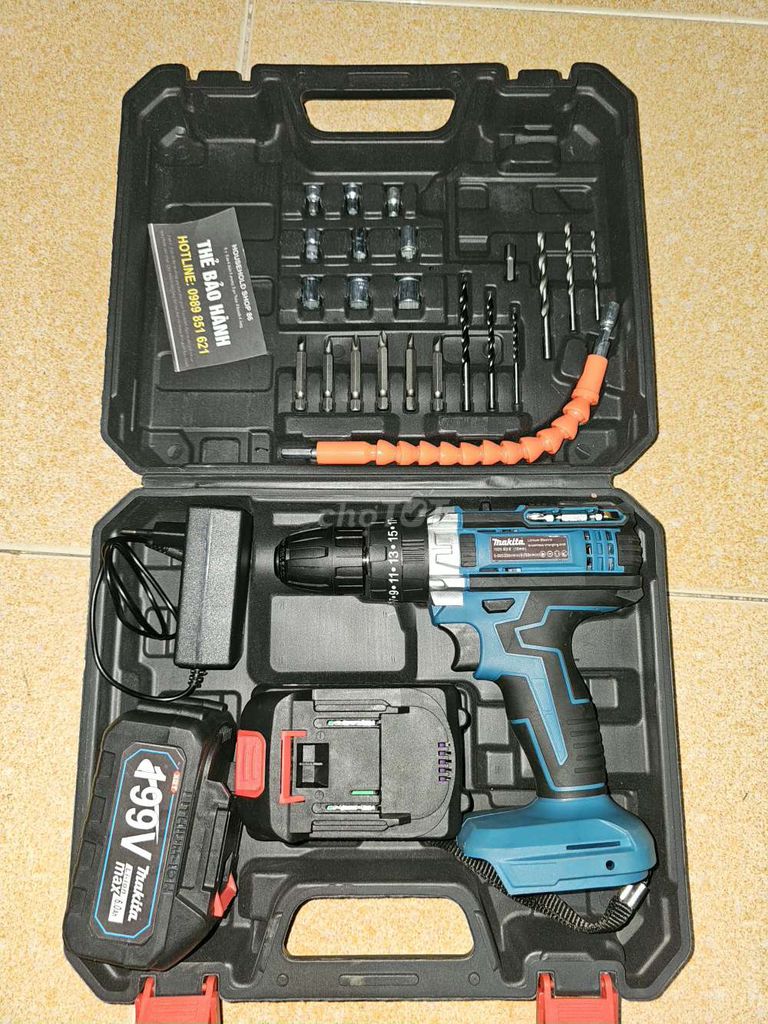 Máy khoan pin Makita Xanh đen. Mua bán Đồ chuyên dụng, Giống nuôi trồng tại Huyện Lấp Vò Đồng Tháp được đăng bởi Khang Nguyễn hình 1