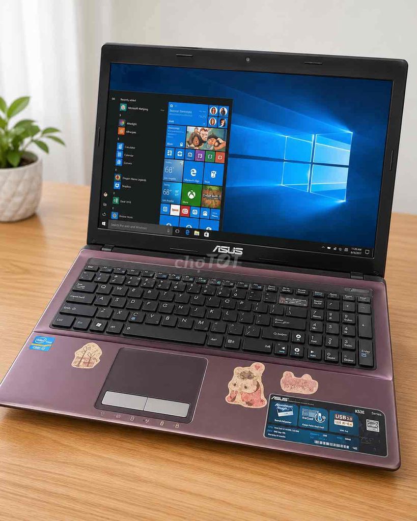 ASUS K53E Series Tím. Mua bán Laptop tại Huyện Hóc Môn Tp Hồ Chí Minh được đăng bởi Nguyễn Tuấn hình 1