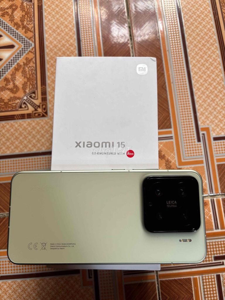 Xiaomi 15 xanh Đã sử dụng. Mua bán Điện thoại tại Quận Phú Nhuận Tp Hồ Chí Minh được đăng bởi Bá Khôi hình 1