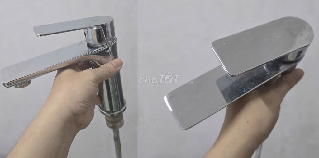 Vòi lavabo Nóng lạnh Kim loại Bóng sáng. Mua bán Thiết bị vệ sinh, nhà tắm tại Quận Thanh Khê Đà Nẵng được đăng bởi Roney hình 1