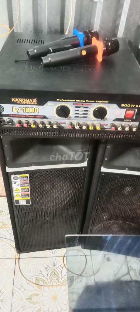 Dàn âm thanh NANOMAX EV-1800 Đen. Mua bán Tivi, Âm thanh tại Huyện Thạnh Phú Bến Tre được đăng bởi Nguyễn Phong hình 1
