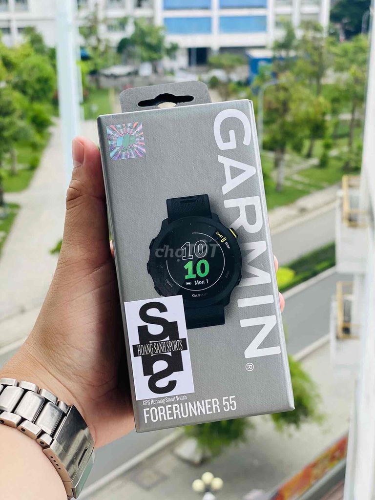 GARMIN FORERUNNER 55 ĐEN CHÍNH HÃNG FPT NEWSEAL