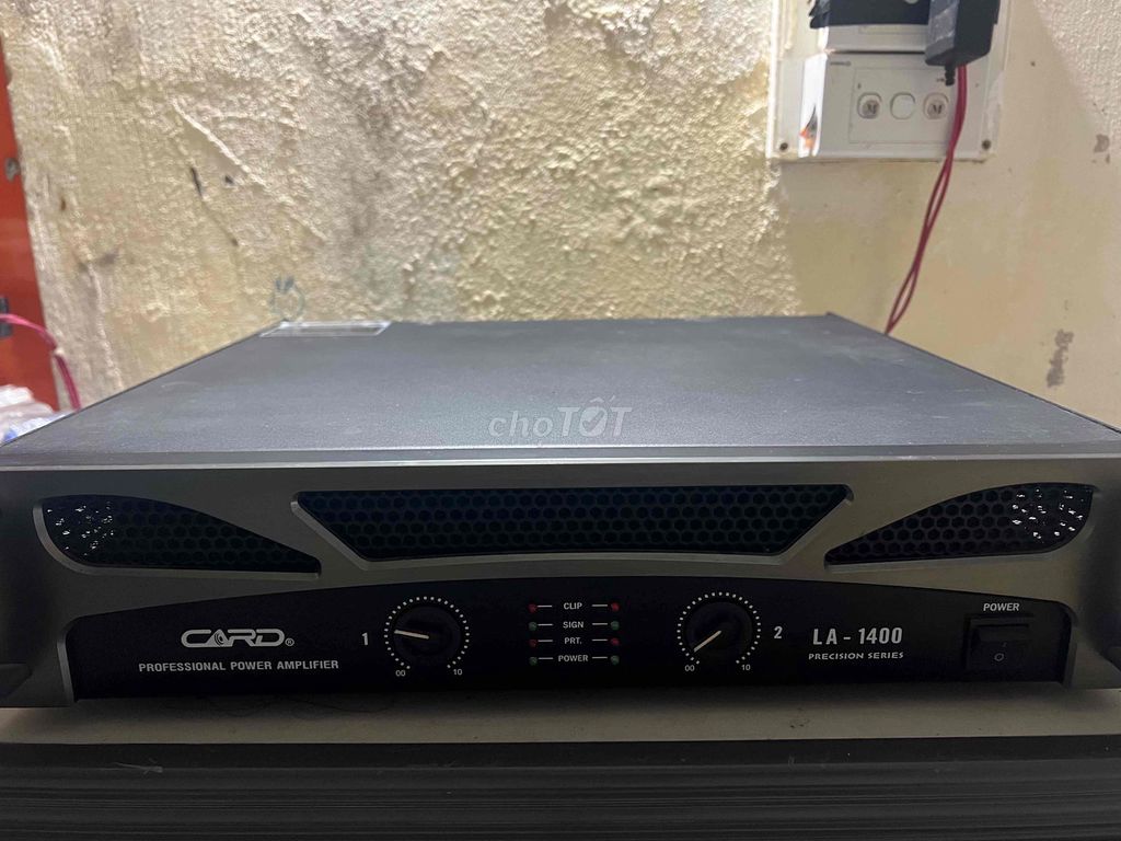 Cục đẩy công suất CARD LA-1400 Đen. Mua bán Tivi, Âm thanh tại Thành phố Sông Công Thái Nguyên được đăng bởi Nghiêm Duy Chính hình 1