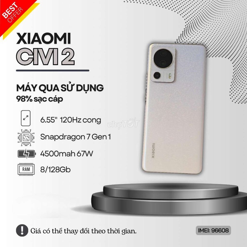 ⭐XIAOMI CIVI 2 8/128GB (HỒNG/XANH) ĐÃ UP ROM