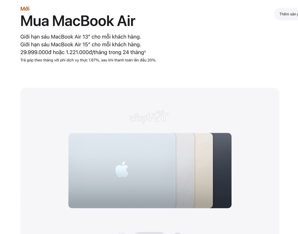 Apple MacBook Air M5 13 inch 16GB/512GB Newseal. Mua bán Laptop tại Quận Đống Đa Hà Nội được đăng bởi Cường Nguyễn hình 1