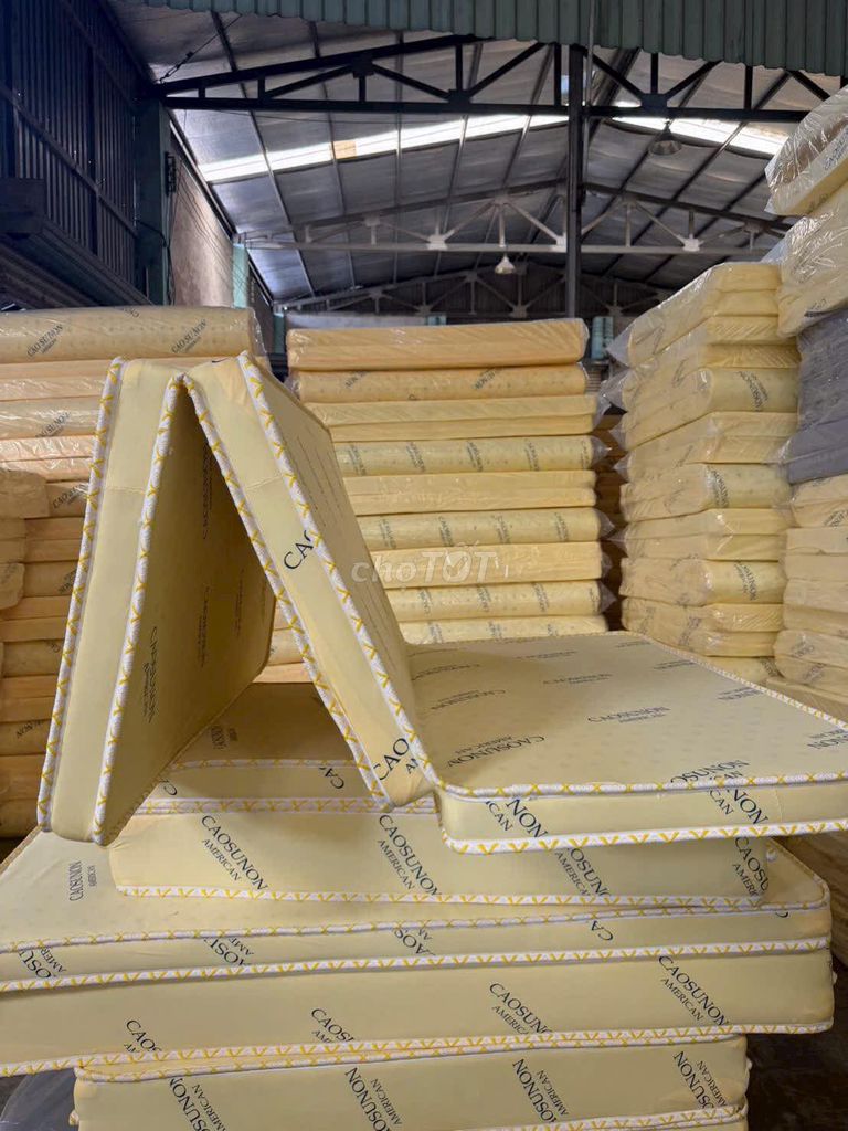 Nệm Gấp 3 Cao Su Non Mới 100% HỎA TỐC 2h Miễn phí. Mua bán Giường, chăn ga gối nệm tại Quận 8 Tp Hồ Chí Minh được đăng bởi Đại Lý Nệm Giá Rẻ hình 1