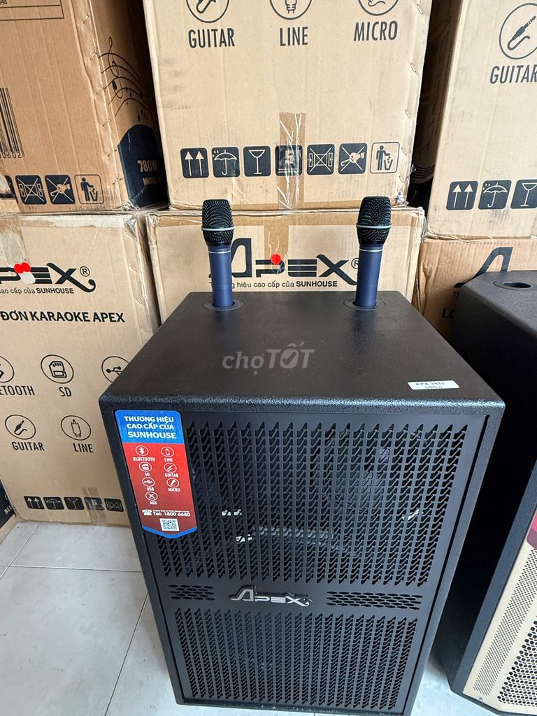 Loa kéo đơn Karaoke Apex APA3412. Mua bán Tivi, Âm thanh tại Quận 11 Tp Hồ Chí Minh được đăng bởi GIA PHÁT ĐIỆN MÁY SỈ LẺ hình 2