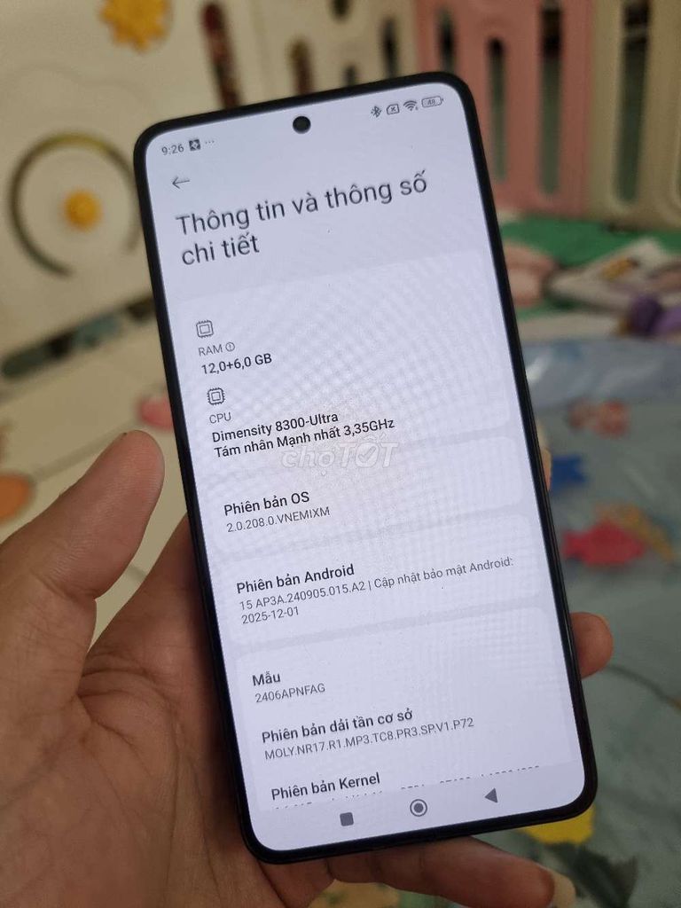 Xiaomi Redmi 14T 512GB Đen. Mua bán Điện thoại tại Quận Liên Chiểu Đà Nẵng được đăng bởi Bảo Lâm hình 1