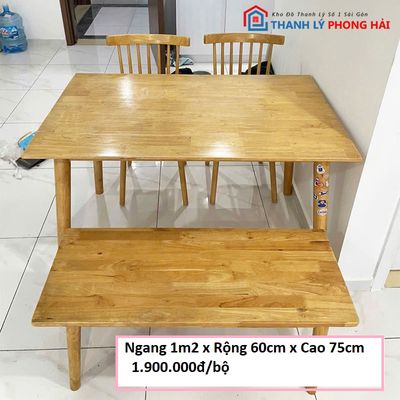 Bộ bàn ăn gỗ tự nhiên cũ Giá Rẻ thanh lý. Mua bán Bàn ghế tại Quận 1 Tp Hồ Chí Minh được đăng bởi Tuyết Phong Hải 