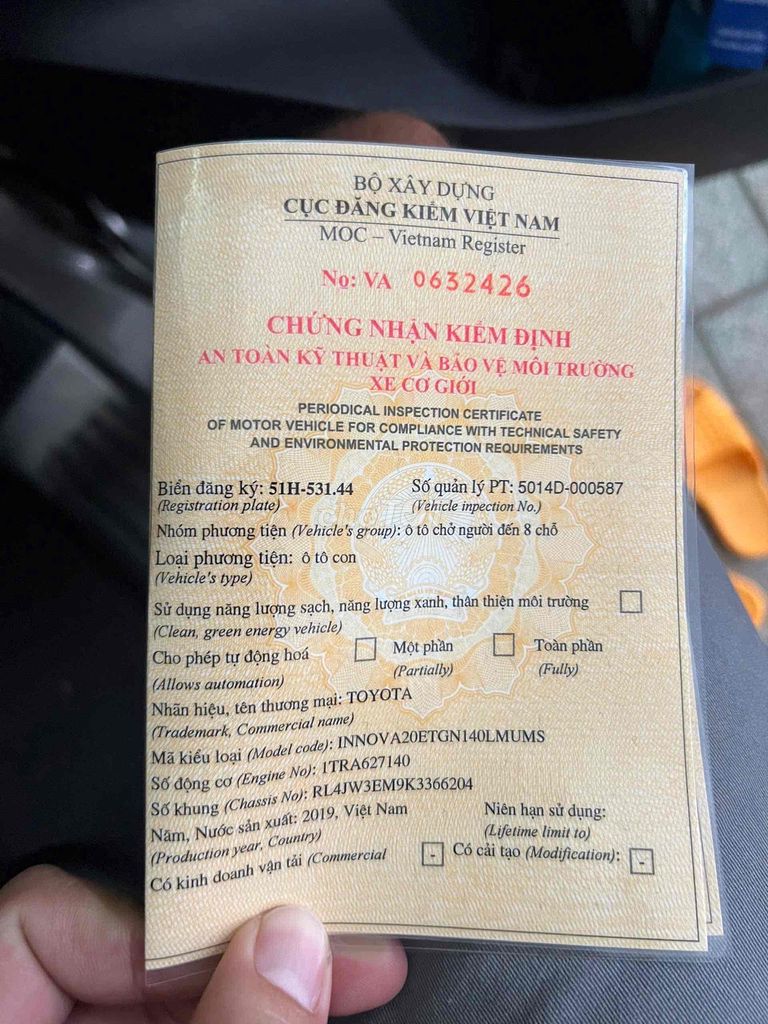 Toyota Innova 2019 2.0E - 59000 km. Mua bán Ô tô tại Huyện Dương Minh Châu Tây Ninh được đăng bởi Vương Phú Quý hình 8