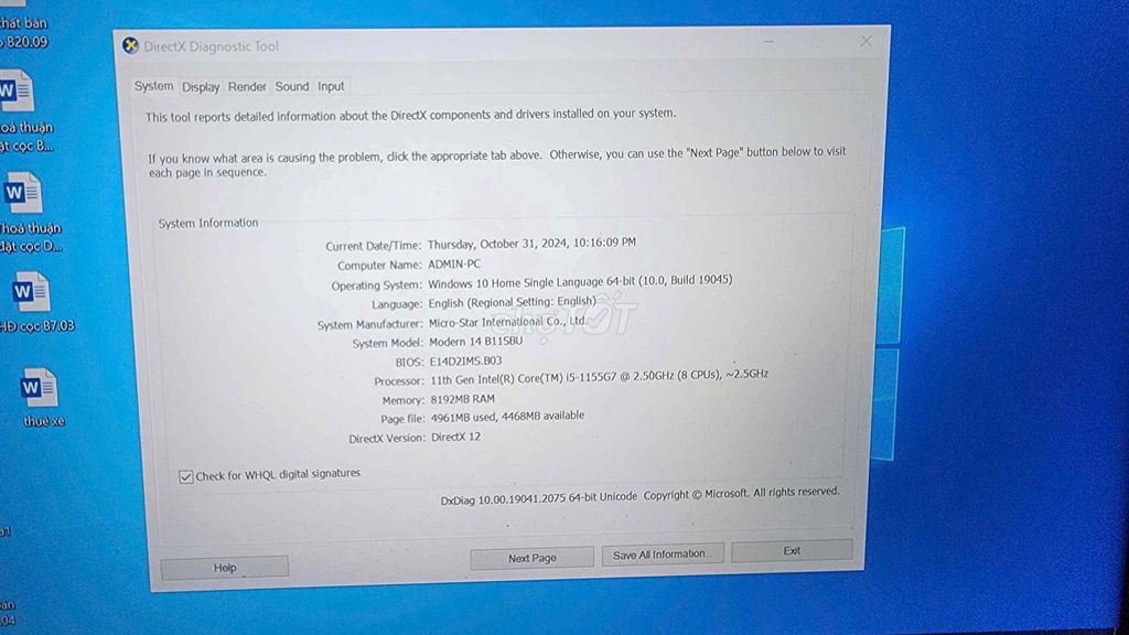 MSI Modern 14 i5 Gen 11 8GB/512GB. Mua bán Laptop tại Quận 10 Tp Hồ Chí Minh được đăng bởi nguyên đoàn hình 1
