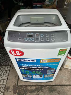 thanh lý máy giặt samsung 8,0kg mặt kính