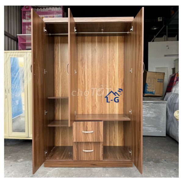 Tủ quần áo gỗ MDF-tủ gỗ-Tủ gỗ-Tủ gỗ mdf-tủ giá rẻ. Mua bán Tủ, kệ gia đình tại Thị xã Tân Uyên Bình Dương được đăng bởi NỘI THẤT LÂM GIA PHÁT  hình 1