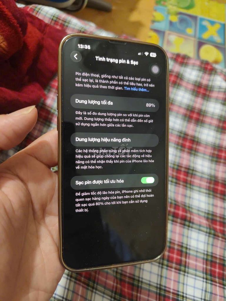 Apple iPhone 13 Pro Max Vàng. Mua bán Điện thoại tại Quận Long Biên Hà Nội được đăng bởi Long không5678 bẩy 388 sau hình 1