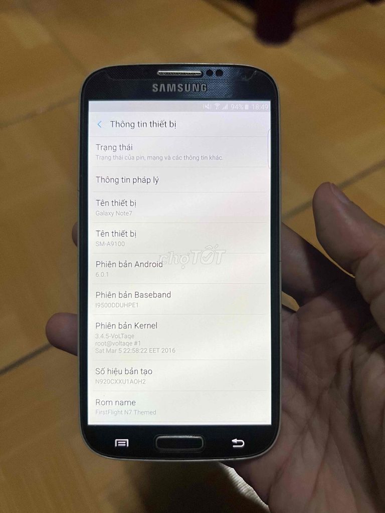 Samsung Galaxy S4 Đen Android 6.0.1. Mua bán Điện thoại tại Thị xã Cai Lậy Tiền Giang được đăng bởi Lê Triển hình 1