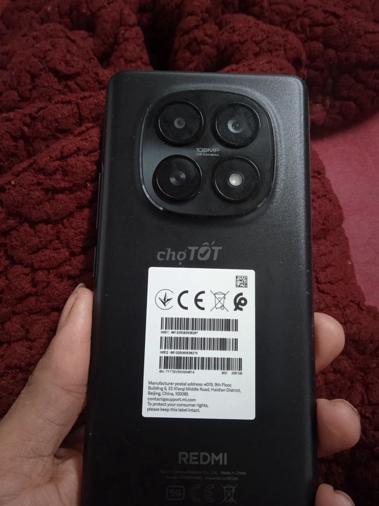 Xiaomi Note 15 5G 256GB Đen. Mua bán Điện thoại tại Quận Thanh Xuân Hà Nội được đăng bởi La Quang Thái hình 1