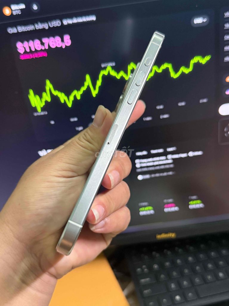 [Bà Rịa - Vũng Tàu] iphone 16 pro max 256g trắng đẹp