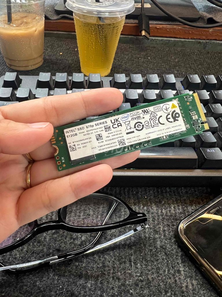 Ổ cứng SSD Intel 670P 512GB 92%. Mua bán Linh kiện (RAM, Card...) tại Quận Phú Nhuận Tp Hồ Chí Minh được đăng bởi tiến tài 770 nguyễn kiệm p4 quận phú nhuận hình 1