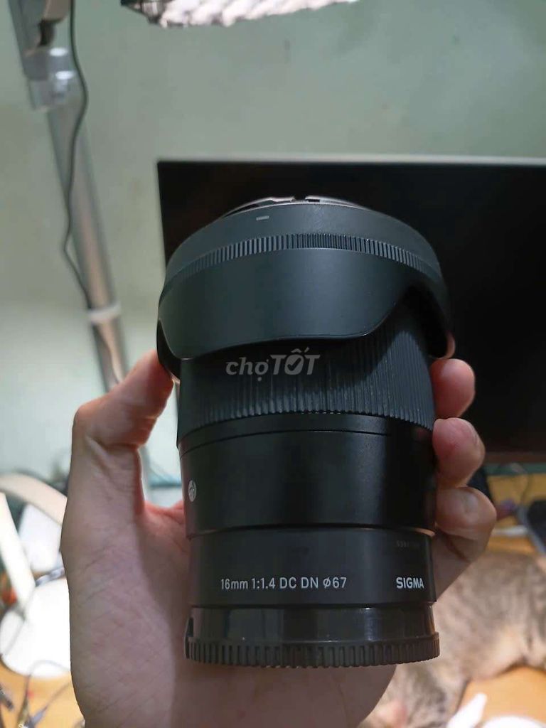 Ống kính Sigma 16mm f/1.4 DC DN ngàm E Đen. Mua bán Máy ảnh, Máy quay tại Quận Hải Châu Đà Nẵng được đăng bởi Quỳnh hình 1