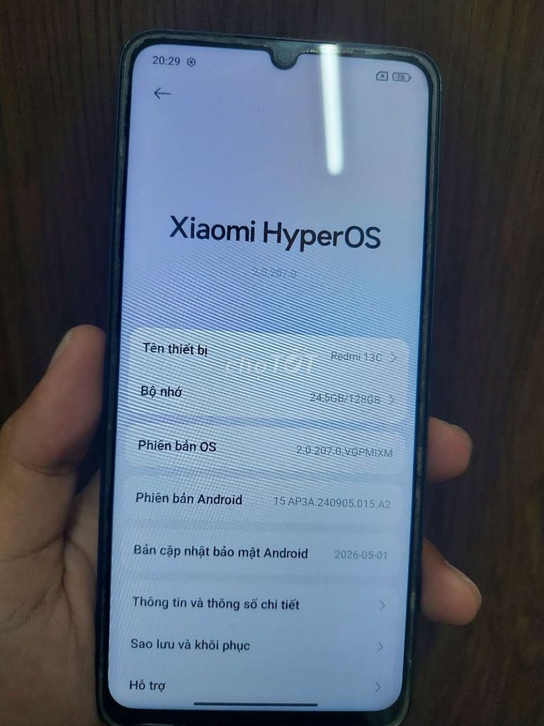 Xiaomi Redmi 13C 4GB/128GB Xám. Mua bán Điện thoại tại Quận 6 Tp Hồ Chí Minh được đăng bởi Paine Harry hình 1