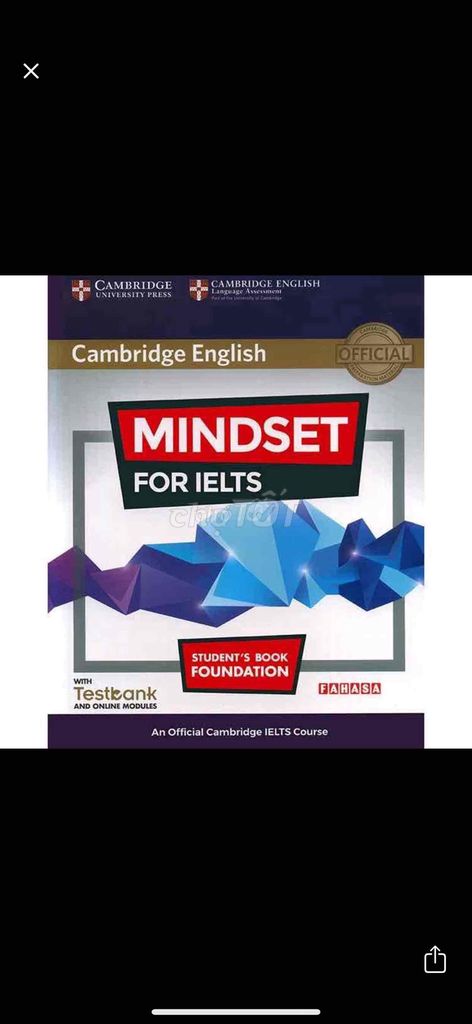 sách IELTS mindset foundation