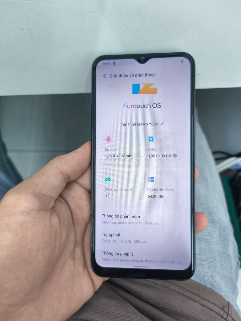 Vivo Y02s 64GB Đen. Mua bán Điện thoại tại Quận 10 Tp Hồ Chí Minh được đăng bởi cường hình 1