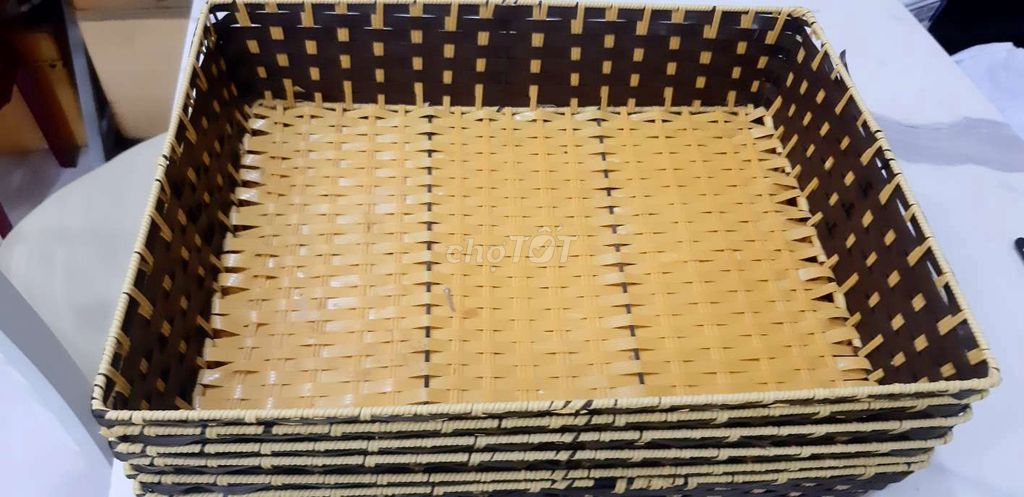 Rổ đựng đồ nhựa giả mây. Mua bán Nội thất, đồ gia dụng khác tại Huyện Nhà Bè Tp Hồ Chí Minh được đăng bởi Hồng Chương hình 1