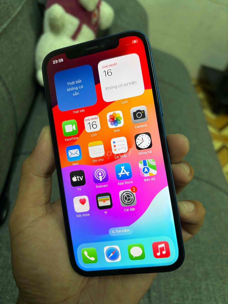 bán iPhone 12 quốc tế 64G face id ok pin 92% full