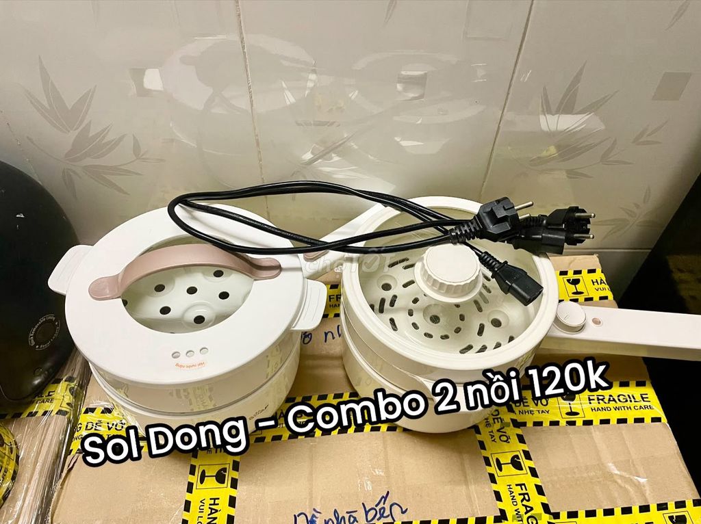 Nồi điện Bear Tráng men Trắng Nút điều chỉnh cứng. Mua bán Bếp, lò, đồ điện nhà bếp tại Quận 1 Tp Hồ Chí Minh được đăng bởi Hội Đồ Điện Tử hình 1