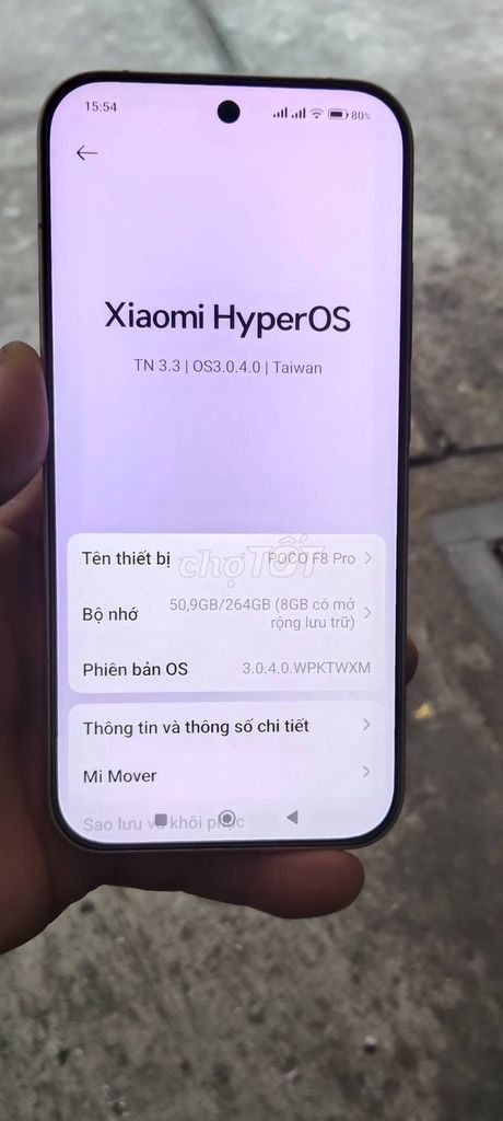 Xiaomi POCO F8 Pro 12GB/256GB Trắng. Mua bán Điện thoại tại Quận 1 Tp Hồ Chí Minh được đăng bởi Hội Đồ Điện Tử hình 1