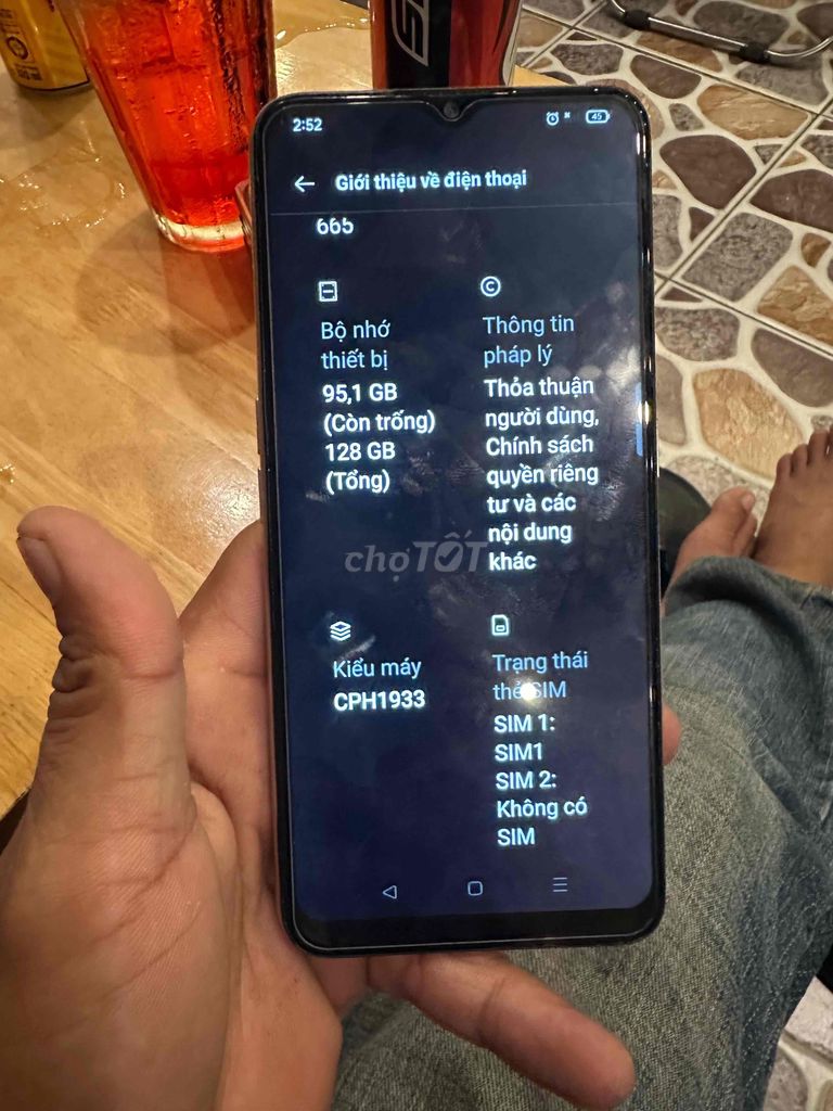 Oppo A5 2020 6GB/128GB Trắng. Mua bán Điện thoại tại Quận Sơn Trà Đà Nẵng được đăng bởi દજીદ Ck Nhím hình 1