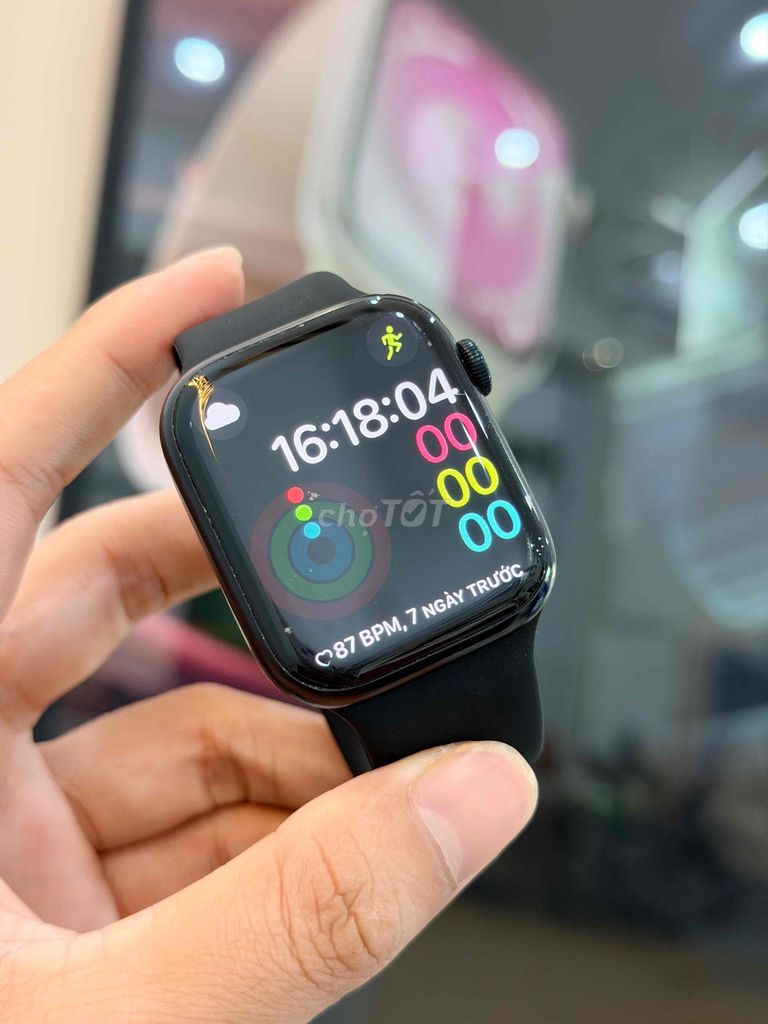 Apple Watch Series 9 45mm Đen Đã sử dụng. Mua bán Thiết bị đeo thông minh tại Quận Ninh Kiều Cần Thơ được đăng bởi Phạm Minh Tâm hình 1