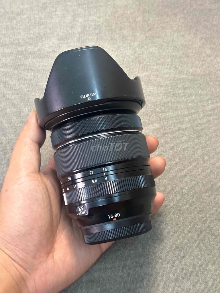 Ống kính Fujifilm XF 16-80mm F4 Đen. Mua bán Máy ảnh, Máy quay tại Quận Hải Châu Đà Nẵng được đăng bởi Tiến Đạt hình 1