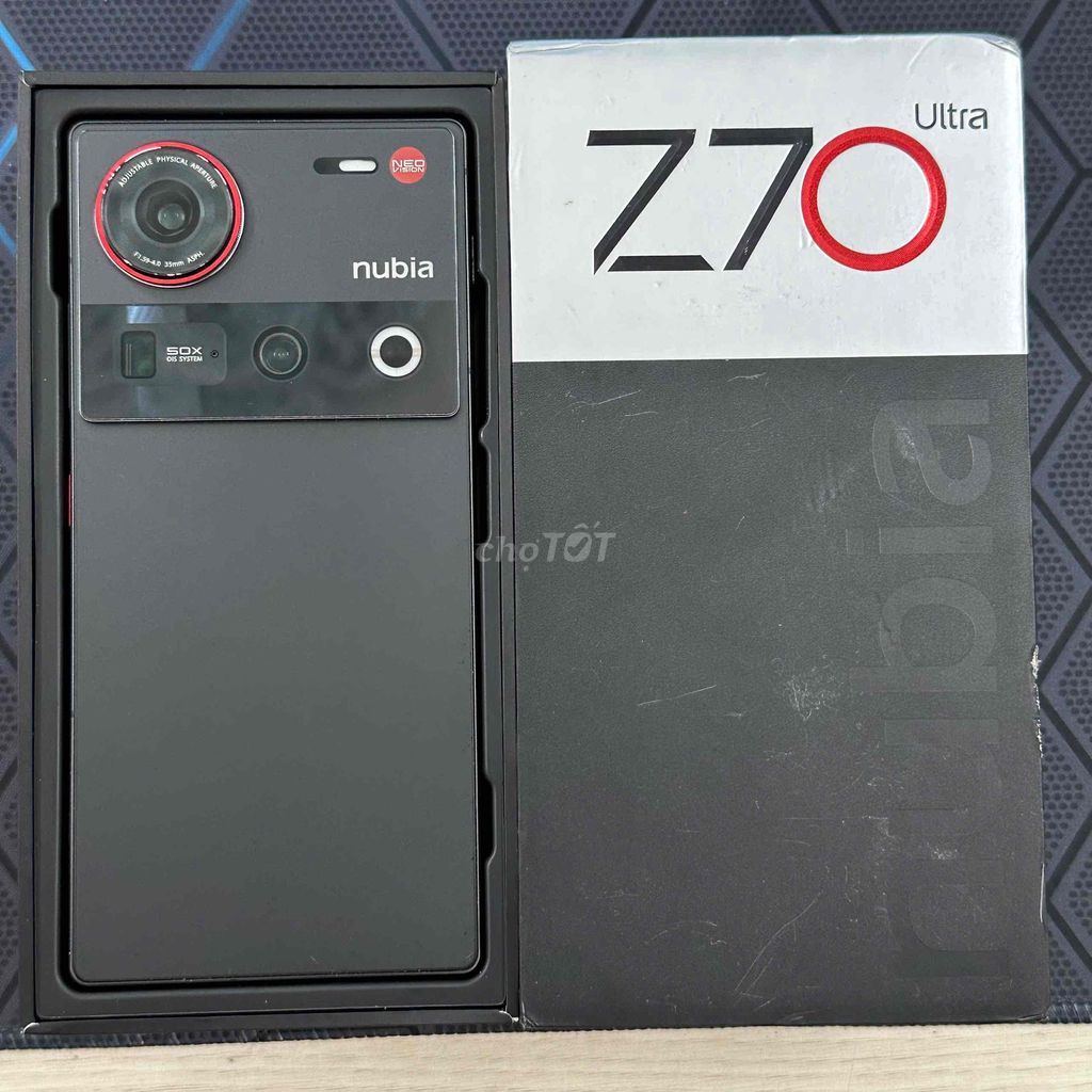 Nubia Z70 Ultra Đen 12GB/256GB fullbox. Mua bán Điện thoại tại Quận Thanh Khê Đà Nẵng được đăng bởi Vietphones Store 16 Kỳ Đồng hình 1